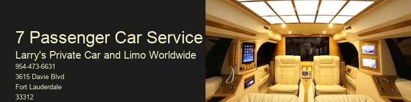 8 Passenger Limo Service