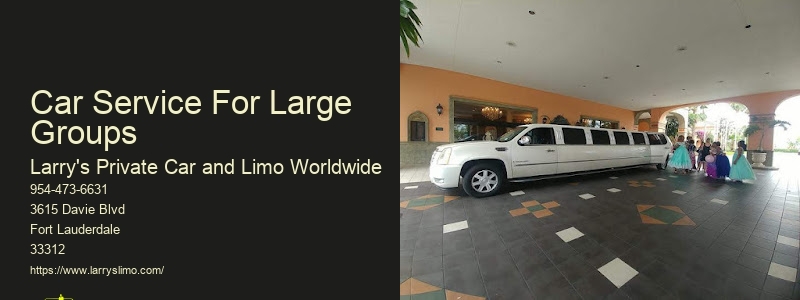 4 Person Limo Rental