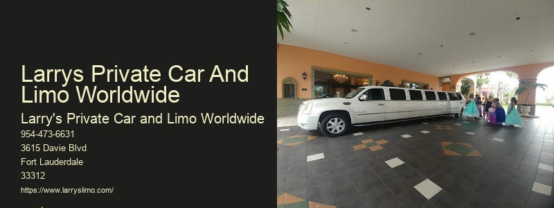 4 Person Limo Rental